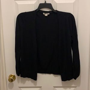 Thin black cardigan